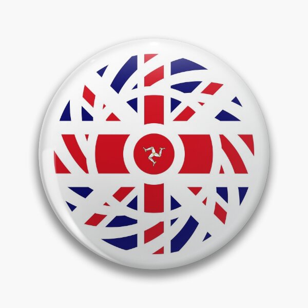 Item preview, British Manx Multinational Patriot Flag Series designed and sold by Carbon-Fibre Media.