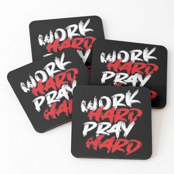 Item preview, Work Hard Pray Hard designed and sold by favoritequotes.
