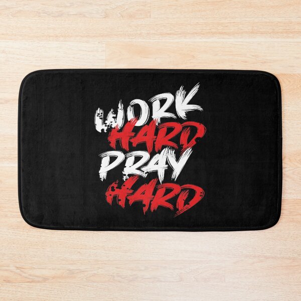Item preview, Work Hard Pray Hard designed and sold by favoritequotes.