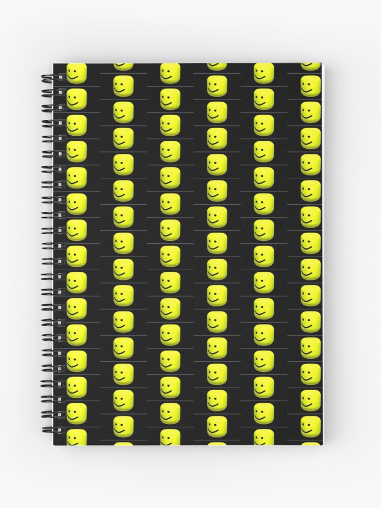 Oof Roblox Meme Spiral Notebook By Officalimelight Redbubble - oof meaning roblox