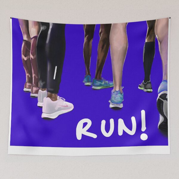 Item preview, Running Club | Sport Illustration designed and sold by Covo Studio.