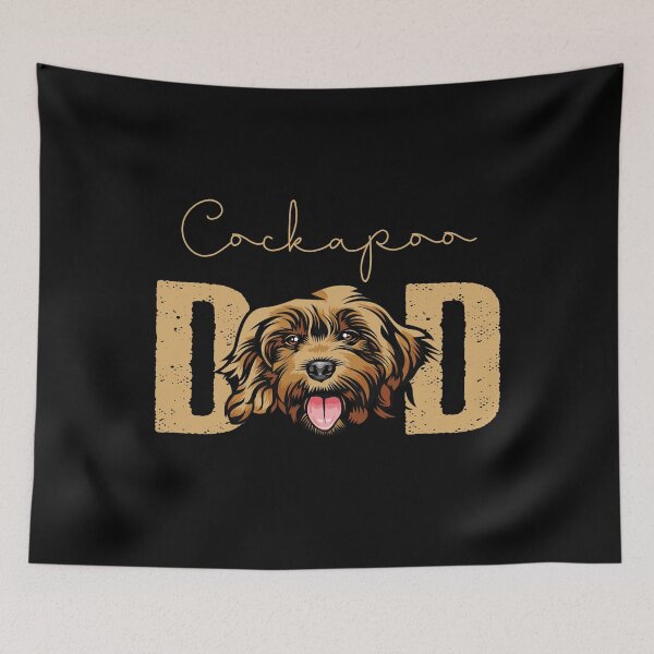 Item preview, Cockapoo Dad, Dog Dad Shirt, Gift idea for Cockapoo owner, Slim Fit T-Shirt designed and sold by ayotees.