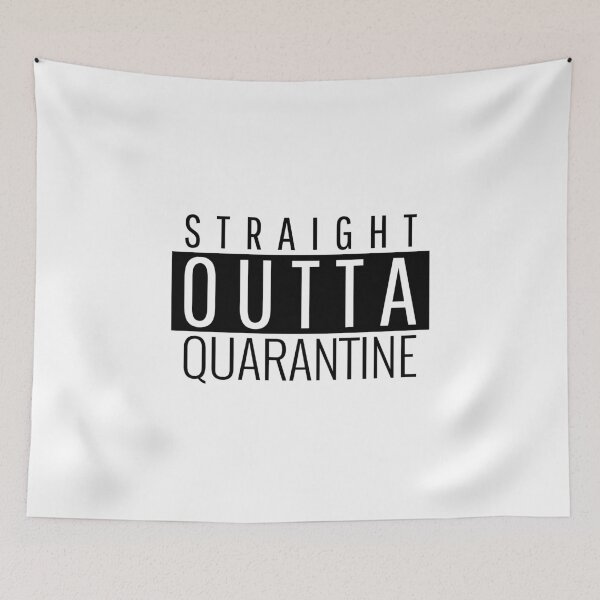 Item preview, Straight Outta Quarantine designed and sold by tees4gees.