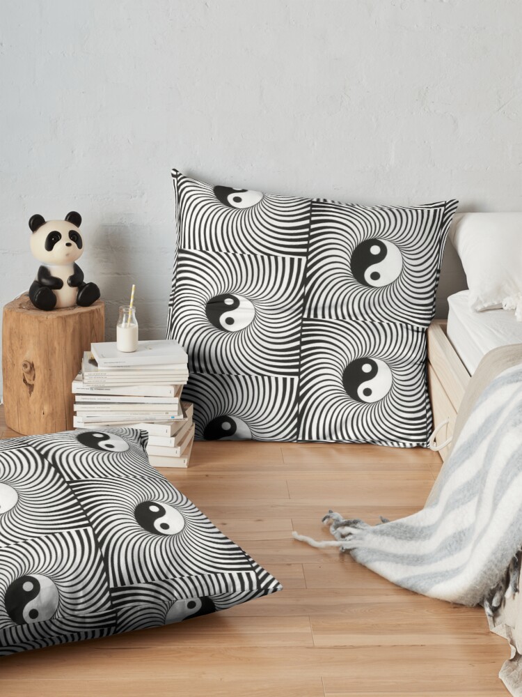 Alternate view of Yin and Yang Floor Pillow