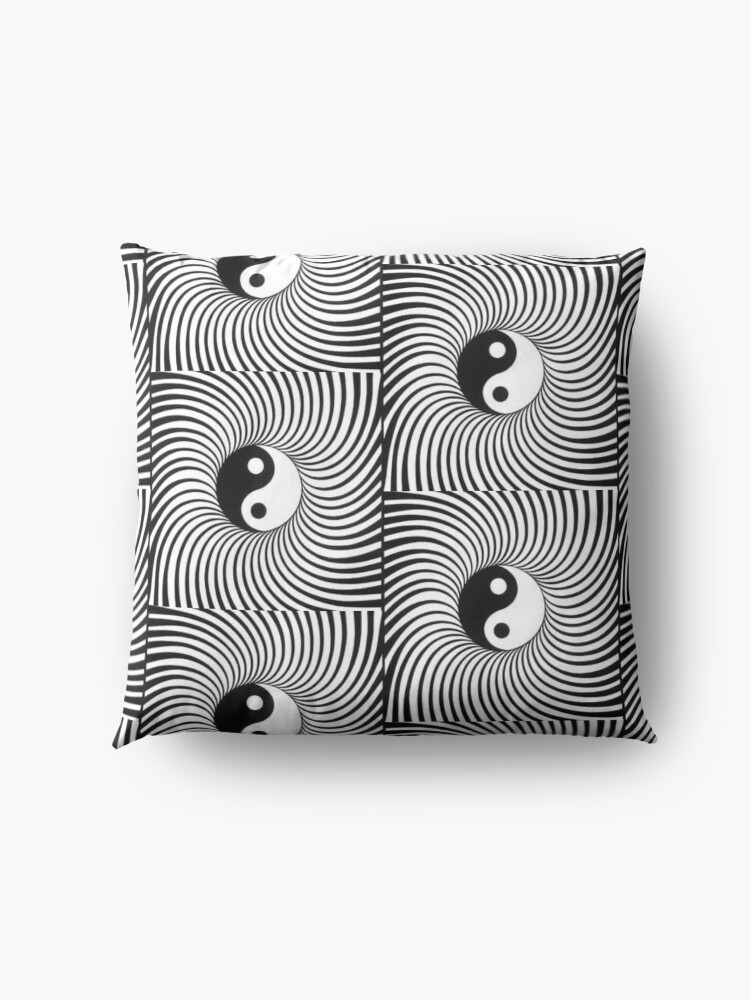 Alternate view of Yin and Yang Floor Pillow