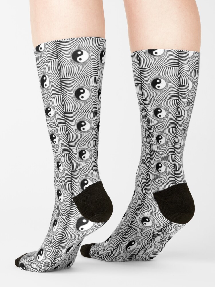 Alternate view of Yin and Yang Socks