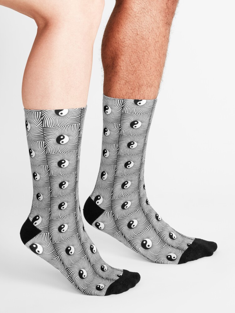 Alternate view of Yin and Yang Socks