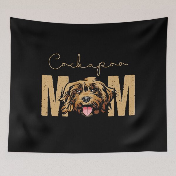 Item preview, Cockapoo Mom, Dog Mom Shirt, Gift idea for Cockapoo owner, Slim Fit T-Shirt designed and sold by ayotees.