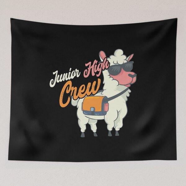 Item preview, Junior High Crew Middle School Llama Gift designed and sold by haselshirt.