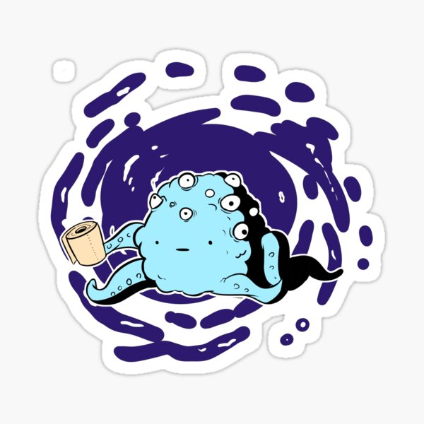 ebrooitus with toilet paper Sticker
