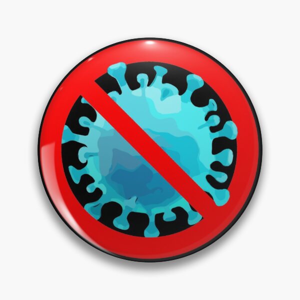 Item preview, prohibition sign Corona Virus designed and sold by Collagedream.