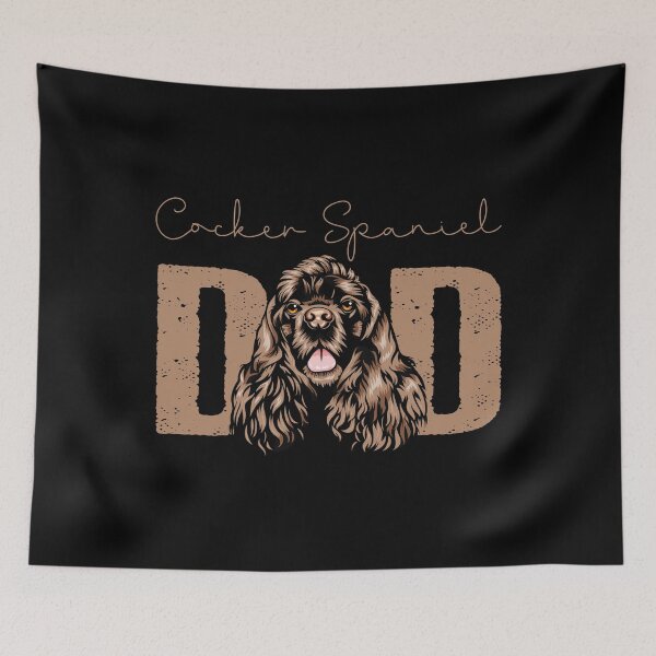 Item preview, Cocker Spaniel Dad, Dog Dad Shirt, Gift idea for Cocker Spaniel owner, Slim Fit T-Shirt designed and sold by ayotees.