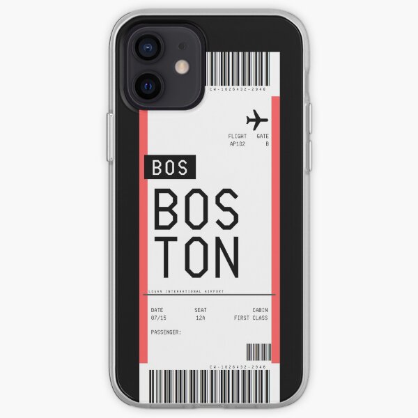 Tarjeta de embarque de Boston Funda blanda para iPhone
