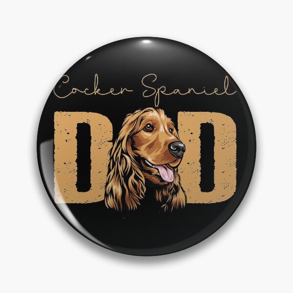 Item preview, Cocker Spaniel Dad, Dog Dad Shirt, Gift idea for Cocker Spaniel owner, Slim Fit T-Shirt designed and sold by ayotees.