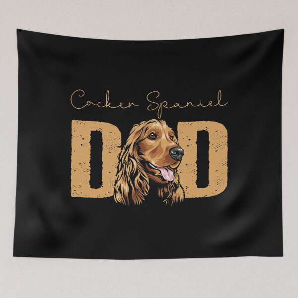 Item preview, Cocker Spaniel Dad, Dog Dad Shirt, Gift idea for Cocker Spaniel owner, Slim Fit T-Shirt designed and sold by ayotees.
