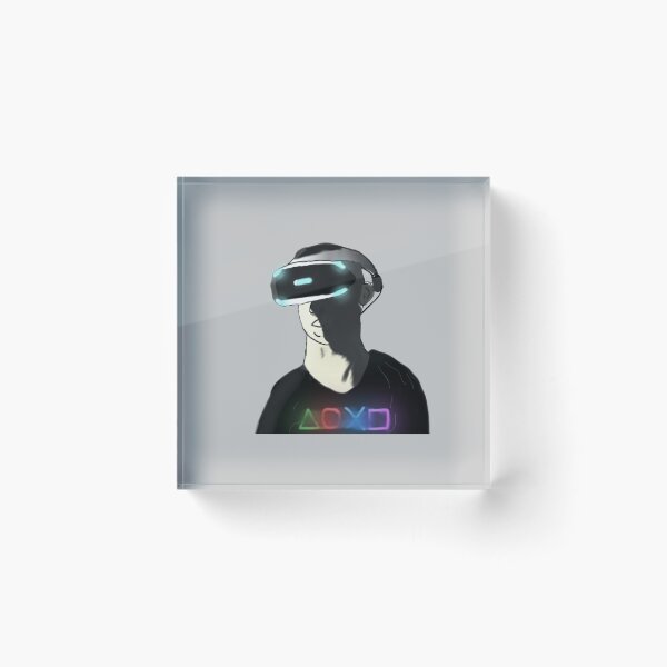 Item preview, Simple Neon PSVR Headset Man Classic designed and sold by Logan Deal.