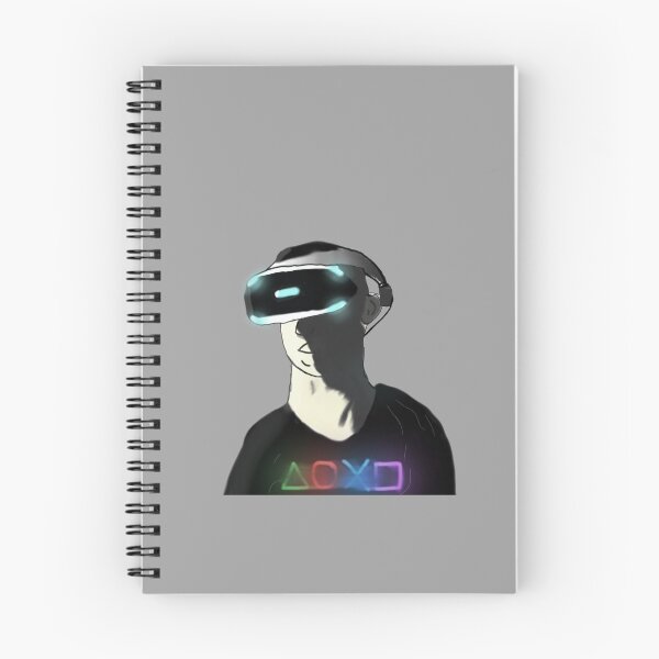 Item preview, Auriculares PSVR de neón simple con diseño clásico de hombre designed and sold by Logan Deal.