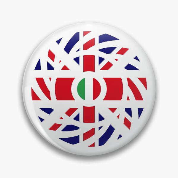 Item preview, British Italian Multinational Patriot Flag Series designed and sold by Carbon-Fibre Media.