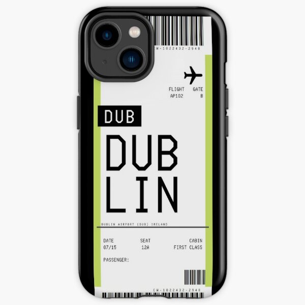 Dublin Boarding Pass iPhone Tough Case