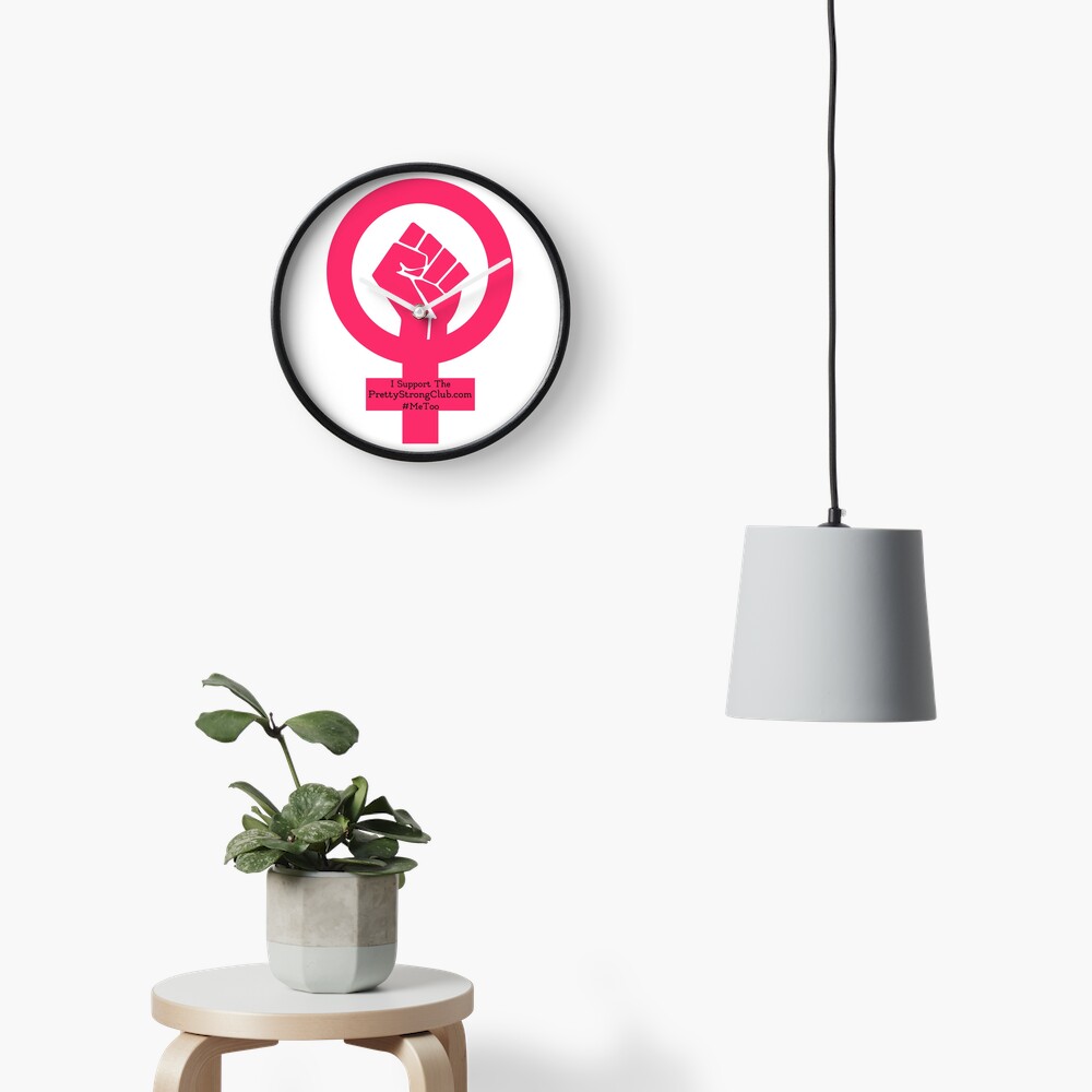 Pretty Strong Club Supporter Clock