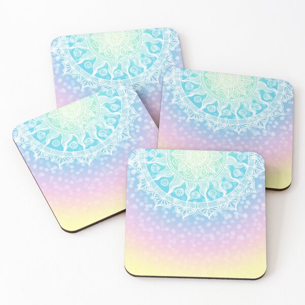 Item preview, Boho Mandala Pastel Ombre designed and sold by Julie Erin Designs.