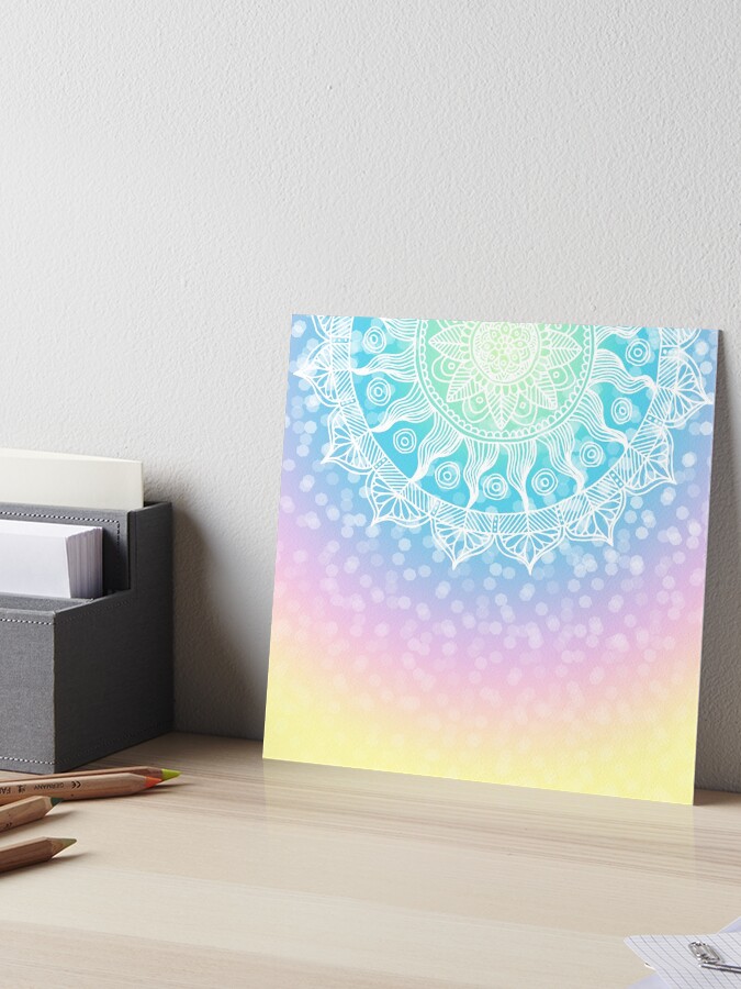 Rainbow mandala swoosh Wall Tapestry by Sea of Grace