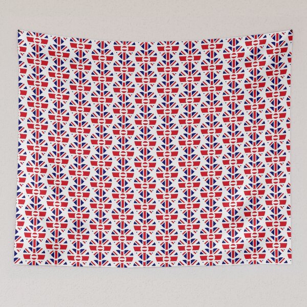 Item preview, British Austrian Multinational Patriot Flag Series (Heart) designed and sold by Carbon-Fibre Media.