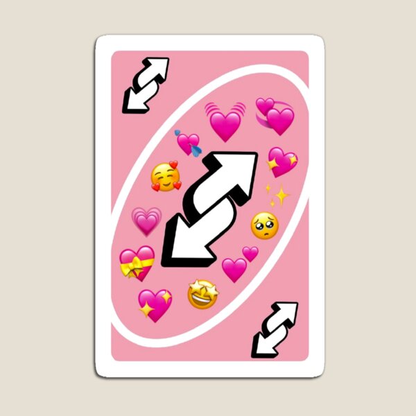 no u card hearts