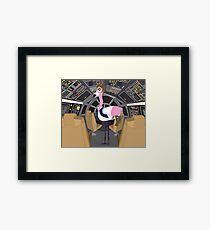 Flamingo Han Framed Print