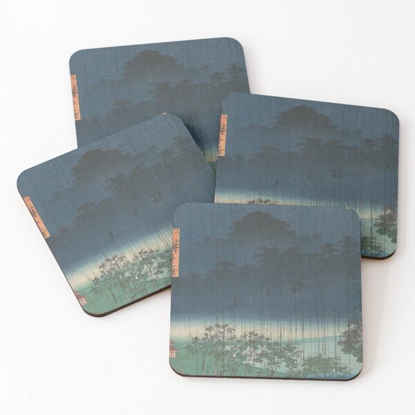 Item preview, Paulownia Trees at Akasaka in the Evening Rain designed and sold by Tizeru.
