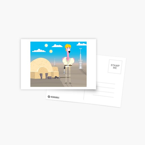 Flamingo Luke Postcard