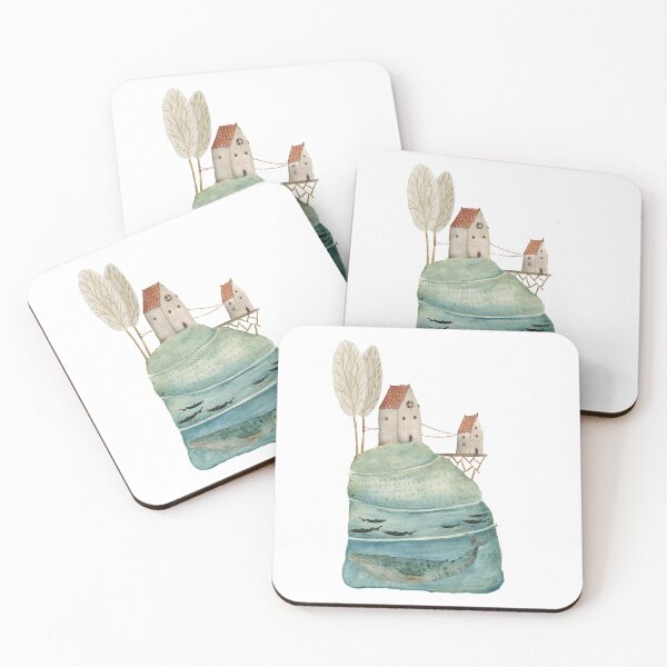 Item preview, Sea House #1 designed and sold by Katherine Quinn Illustration.