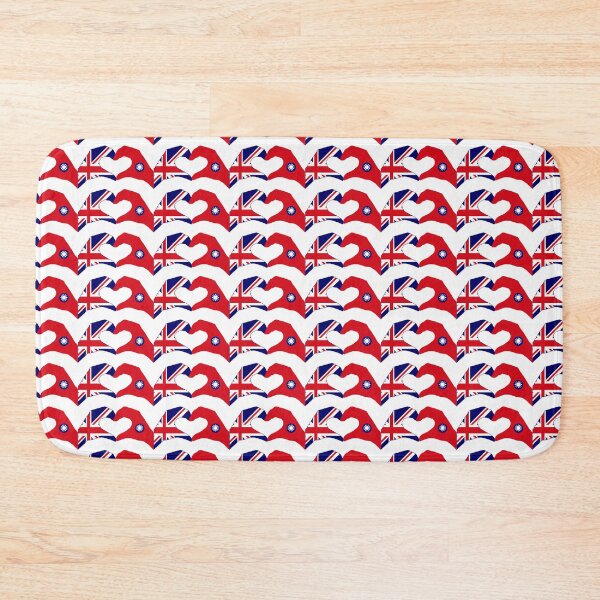Item preview, We Heart UK & Taiwan Patriot Flag Series designed and sold by Carbon-Fibre Media.