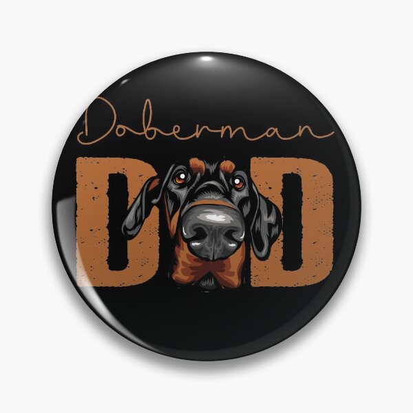 Item preview, Doberman  Dad, Dog Dad Shirt, Gift idea for Dobermann  owner, Slim Fit T-Shirt designed and sold by ayotees.