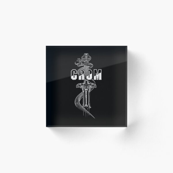 Conan Crom Sword Acrylic Block