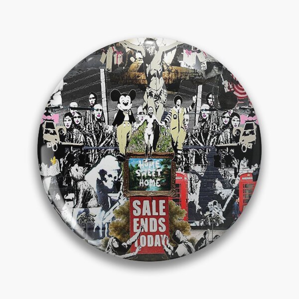 Item preview, Banksy Graffiti Collage Art designed and sold by Stephen Chambers / The Pop Art Factory.