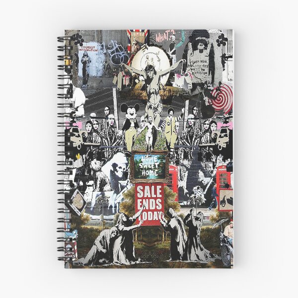 Item preview, Banksy Graffiti Collage Art designed and sold by Stephen Chambers / The Pop Art Factory.