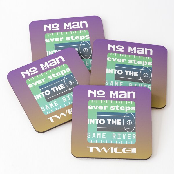 Item preview, No man ever steps into the same river twice designed and sold by quotesonposters.