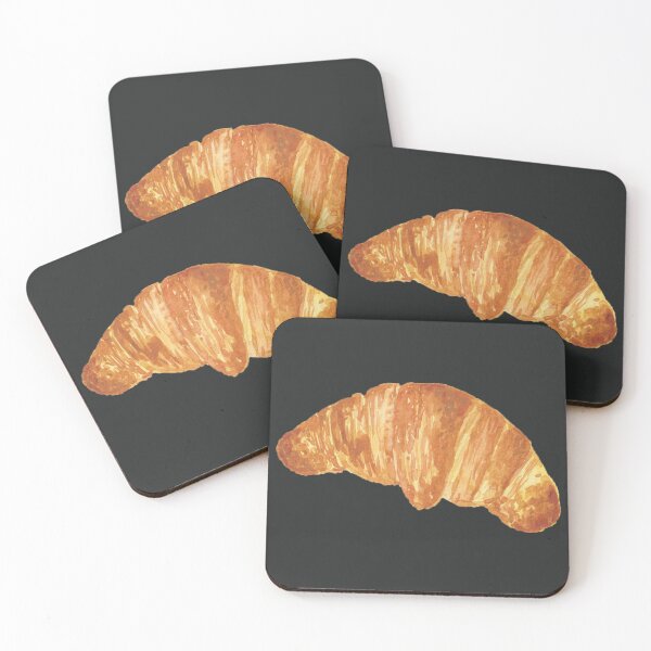 Item preview, croissant on black designed and sold by Kimmygowland.