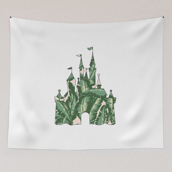 Item preview, Pink Palm Leaf Castle designed and sold by cortbart.