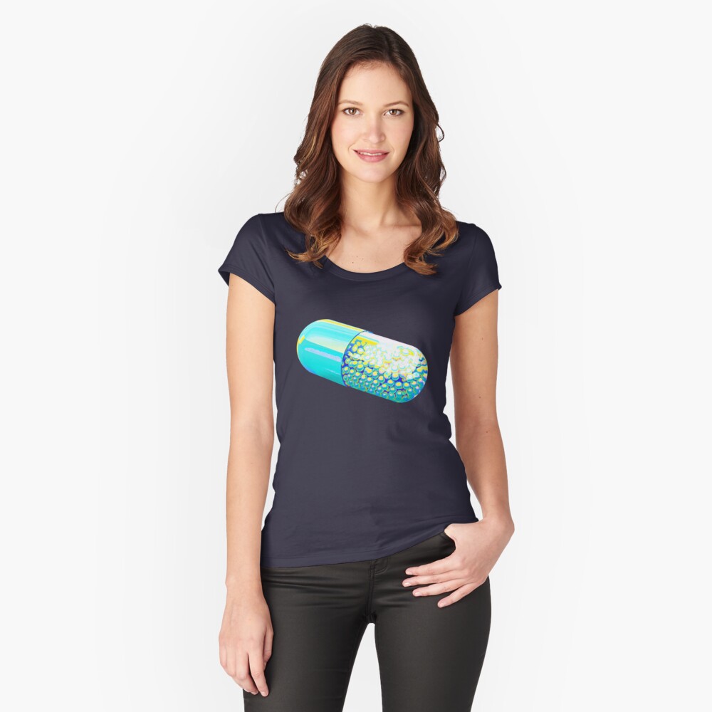 Item preview, Fitted Scoop T-Shirt designed and sold by dinaaaaaah.