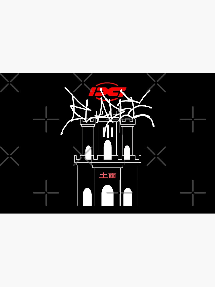 Bladee Drain Gang Red Light Castle logo Zipper Pouch for Sale by 3stars9