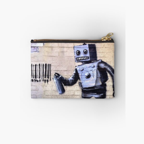 Item preview, Banksy Robot Barcode Graffiti designed and sold by Stephen Chambers / The Pop Art Factory.