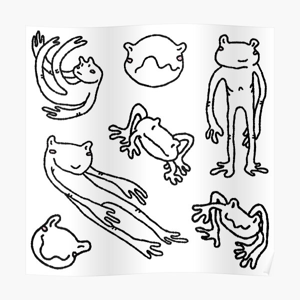 Frog Tattoo Posters for Sale  Redbubble