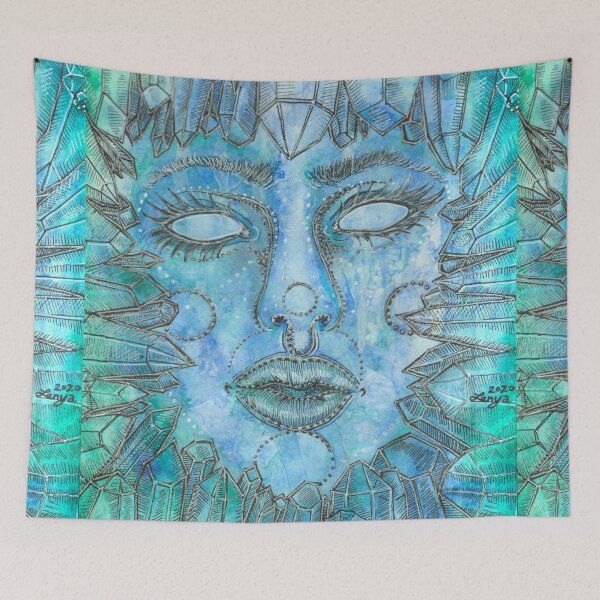 Item preview, Crystalline Portrait: Geode Reflections designed and sold by LeftHandedLenya.
