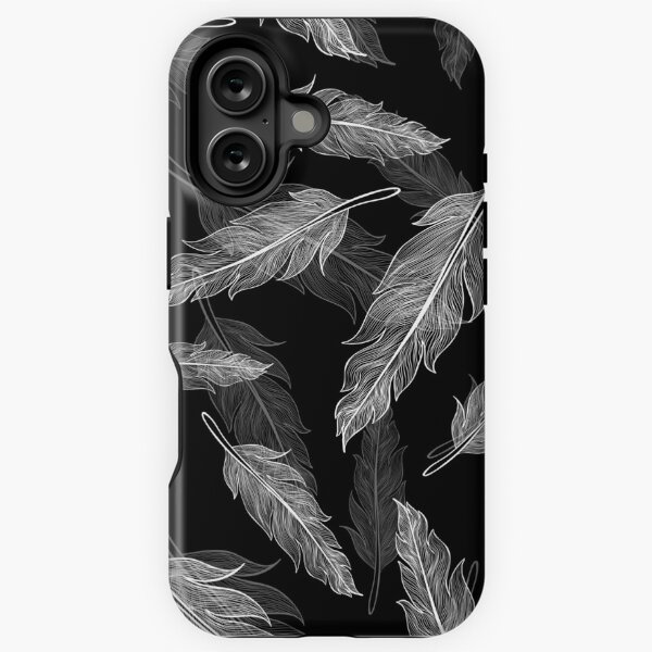 Aperçu de l'œuvre Motif de plumes noires et blanches créée et vendue par SIR13.