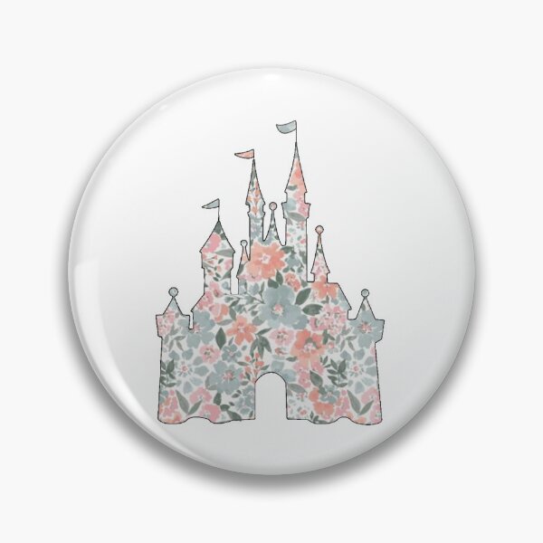 Item preview, Pink Blue Floral Castle designed and sold by cortbart.