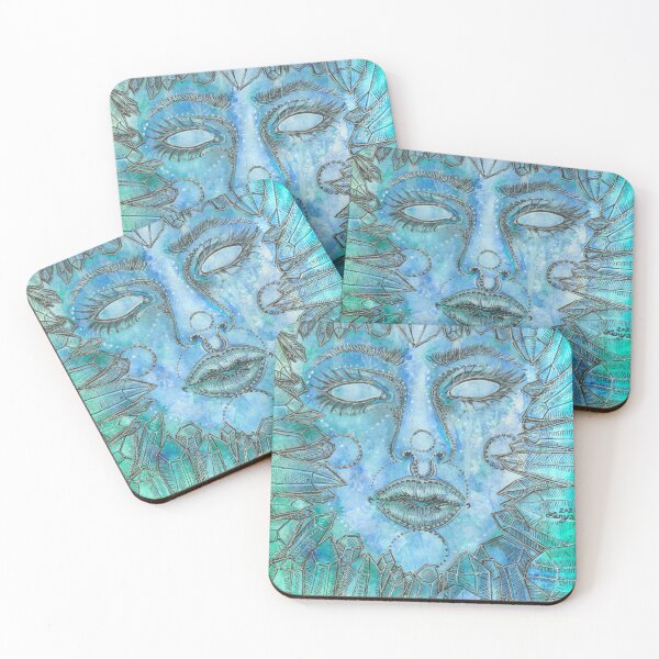 Item preview, Crystalline Portrait: Geode Reflections designed and sold by LeftHandedLenya.