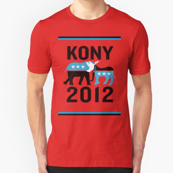 "Joseph Kony T-shirt" Original Style T-Shirt Kony 2012 Slim Fit T-Shirt