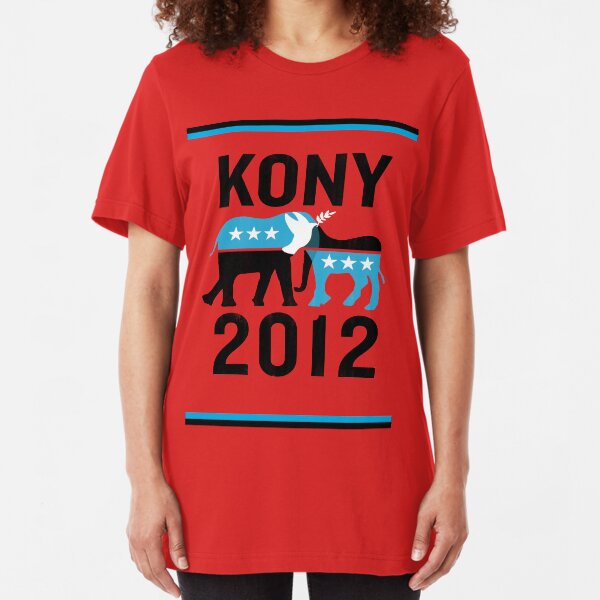 "Joseph Kony T-shirt" Original Style T-Shirt Kony 2012 Slim Fit T-Shirt